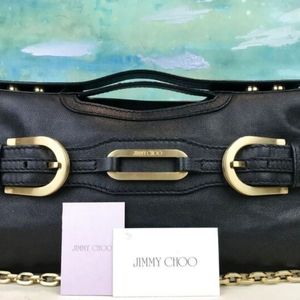 'Thelma' Leather Jimmy Choo Handbag Clutch